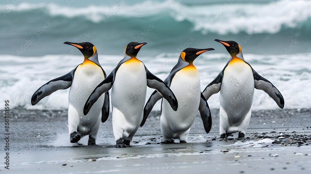 Obraz premium Neuseeland Oamaru Pinguin Strand. 