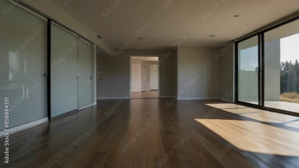 empty room with windows empty room with windows