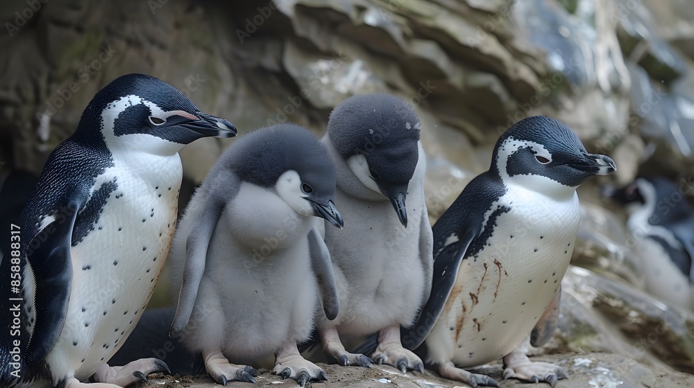 Fototapeta premium Neuseeland Oamaru Pinguin Strand.