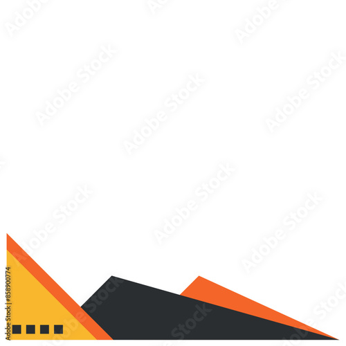 Free Download Modern Geometric Footer - GFXLoad