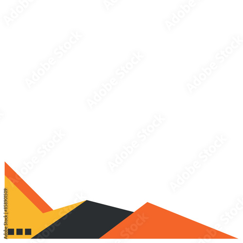 Free Download Modern Geometric Footer - GFXLoad