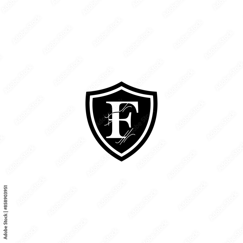 F monogram logo , shield, icon, symbol, sign, security, protection, badge, emblem, vector, illustration, metal, heraldic, design, medieval, safety, crest, set, secure, gold, label, decoration, silver F monogram logo , shield, icon, symbol, sign, security, protection, badge, emblem, vector, illustration, metal, heraldic, design, medieval, safety, crest, set, secure, gold, label, decoration, silver