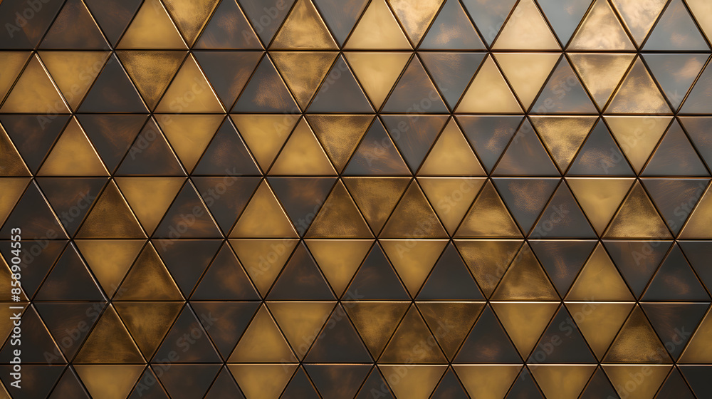 geometric golden wall geometric golden wall