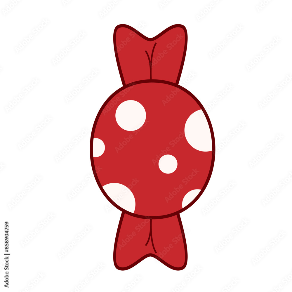 Fototapeta premium Christmas Candy Illustration