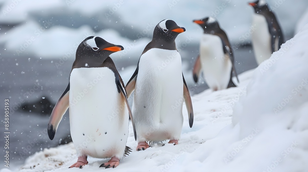 Fototapeta premium Neuseeland Oamaru Pinguin Strand. 