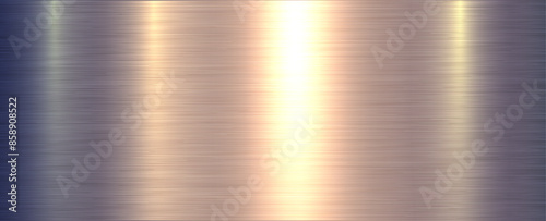 Brushed metal texture background, shiny lustrous metallic 3d background.