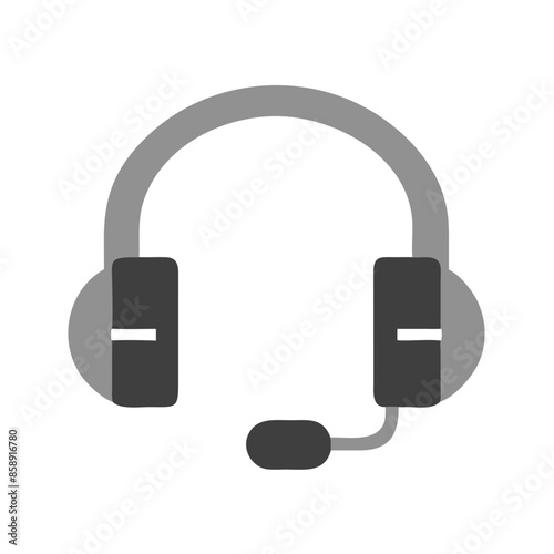 headphones icon on white