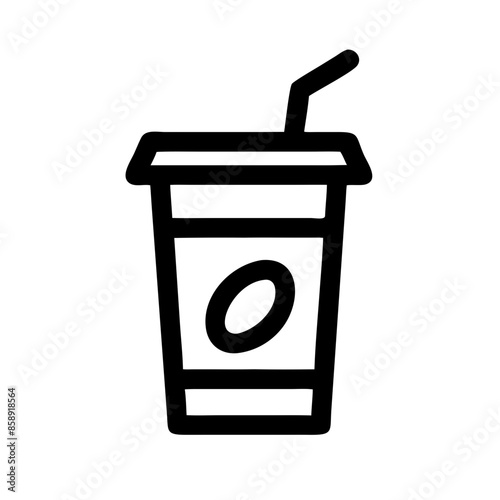 illustration of a soda cup