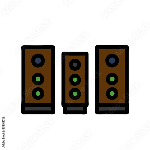 set of speakers