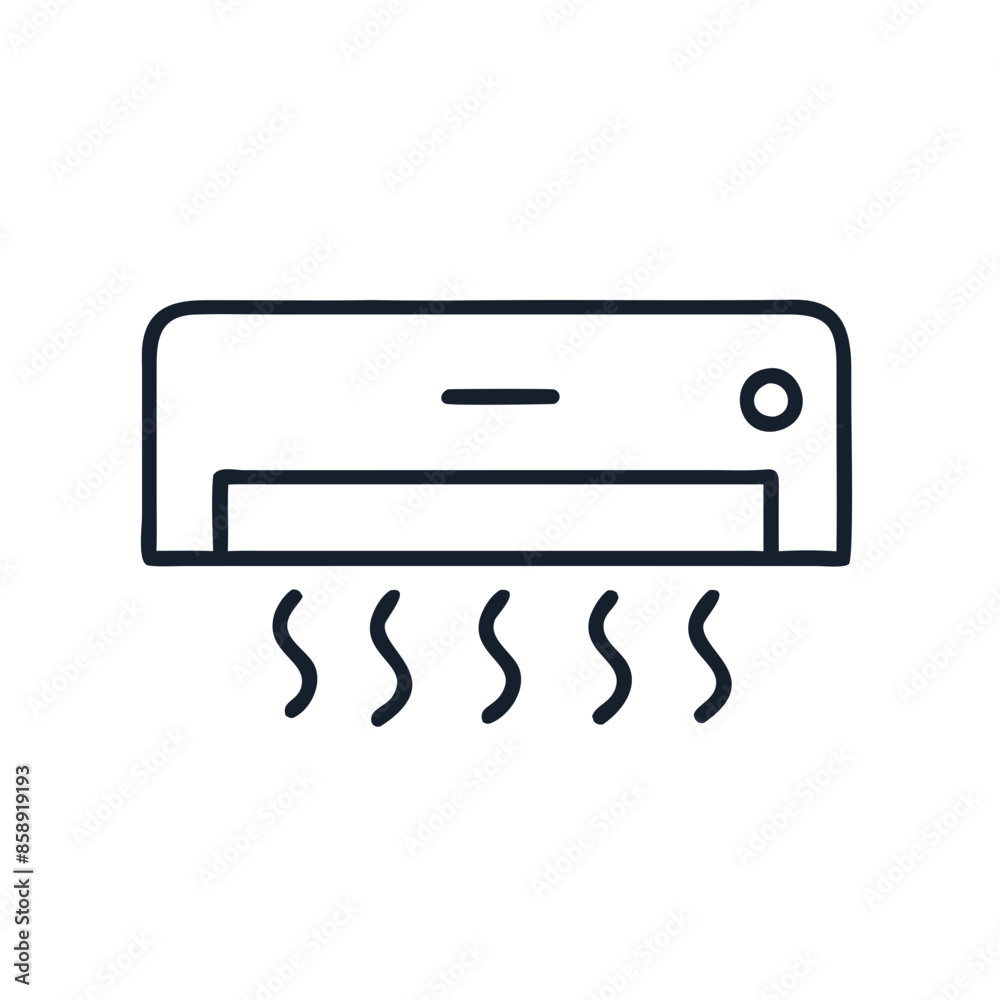 illustration of a split unit air condition illustration of a split unit air condition