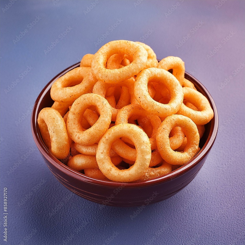 Round crunchy corn rings Round crunchy corn rings