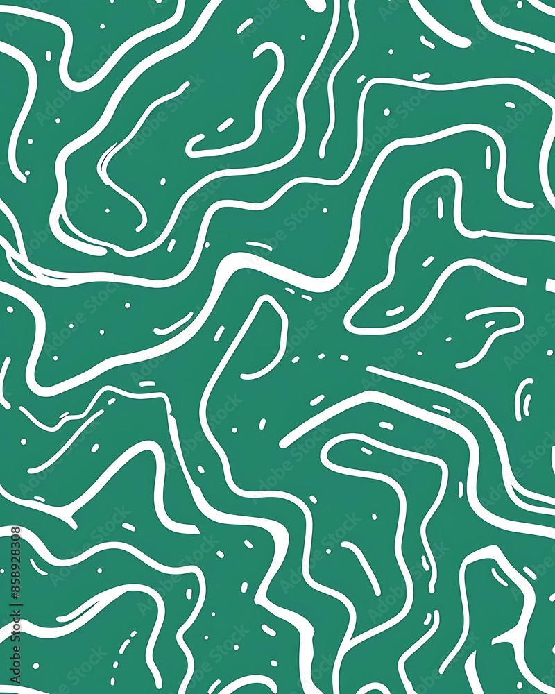 Simple Galactic Pattern with Light Emerald Accents Simple Galactic Pattern with Light Emerald Accents