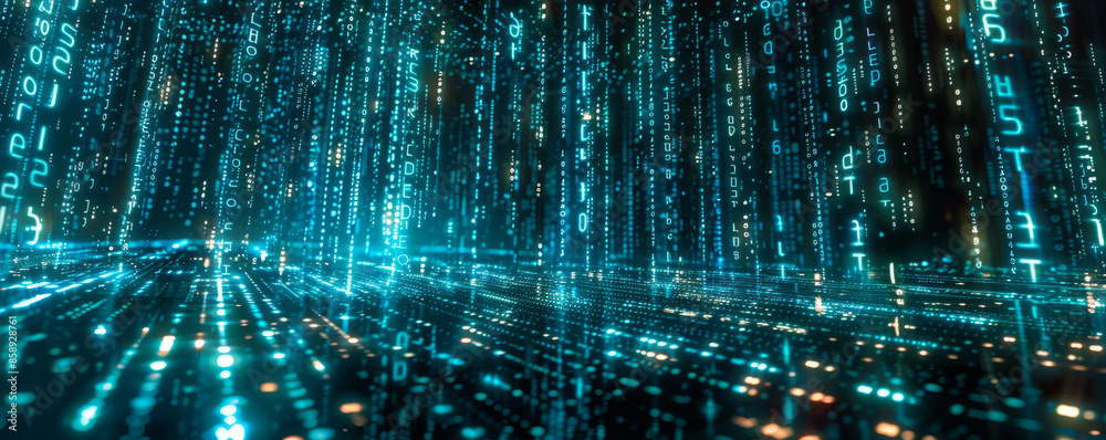 A computer screen filled with lines of code, the language of the digital world. A computer screen filled with lines of code, the language of the digital world.