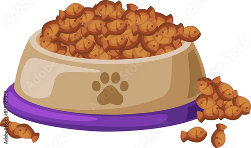 cat food illustration