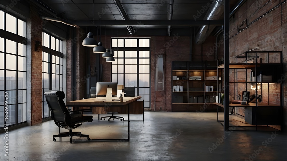 Fototapeta premium interior is an old office