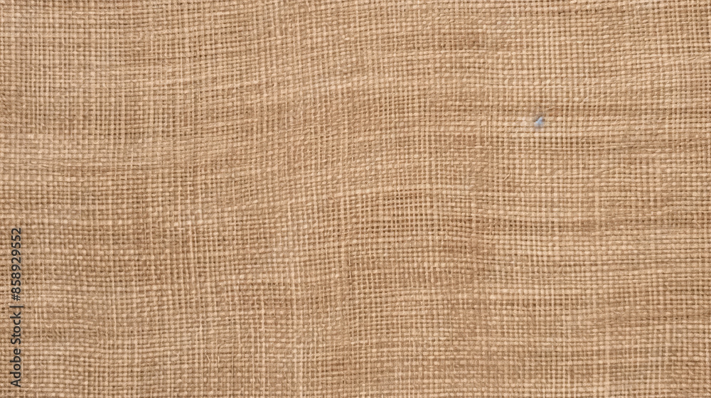 Beige brown rough natural cotton linen textile texture background banner panorama, seamless pattern., Generative AI Beige brown rough natural cotton linen textile texture background banner panorama, seamless pattern., Generative AI