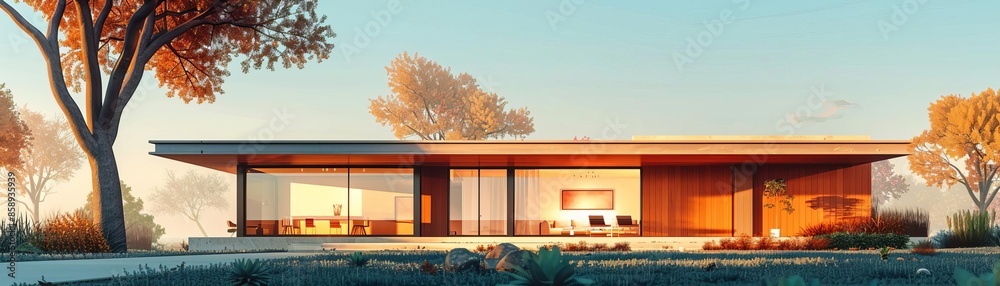 Modern Living Room with Stylish Furniture and Lighting Modern Living Room with Stylish Furniture and Lighting