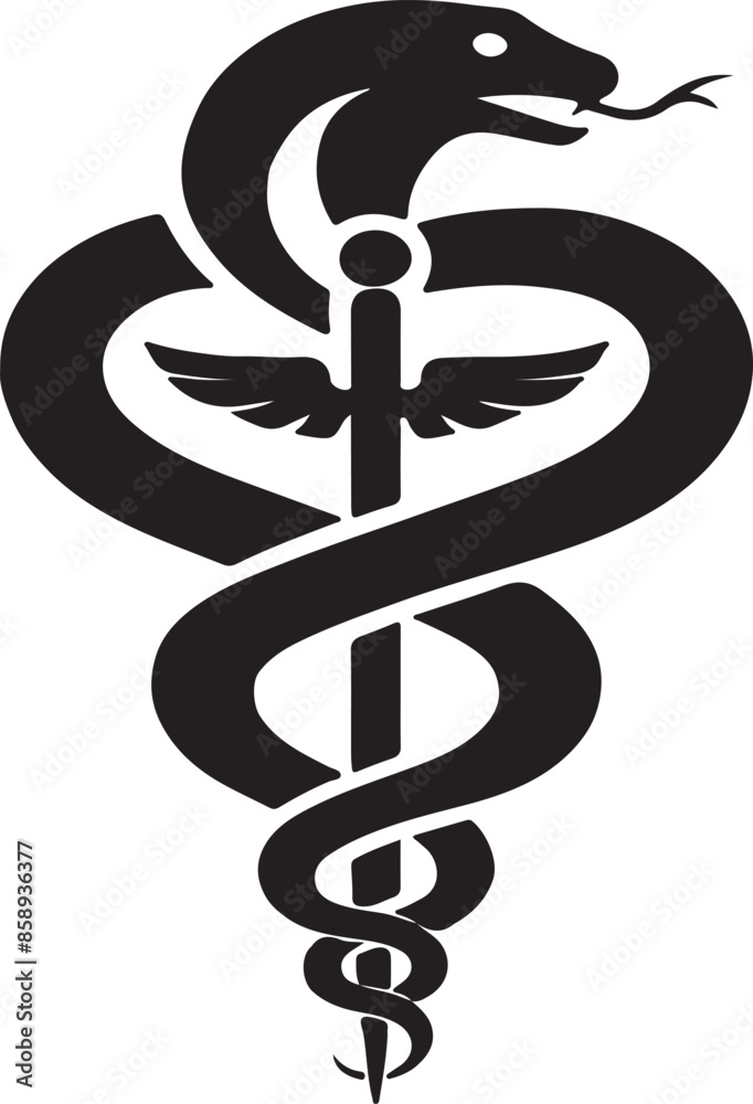 Snake tattoo design silhouette vector art work EPS file Snake tattoo design silhouette vector art work EPS file