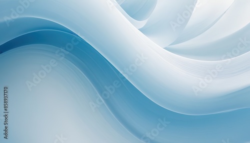 Blue and white waves vibrant background with a swirling