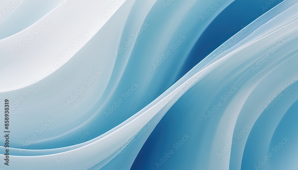 blue and white background with smooth satin or silk wavy folds blue and white background with smooth satin or silk wavy folds