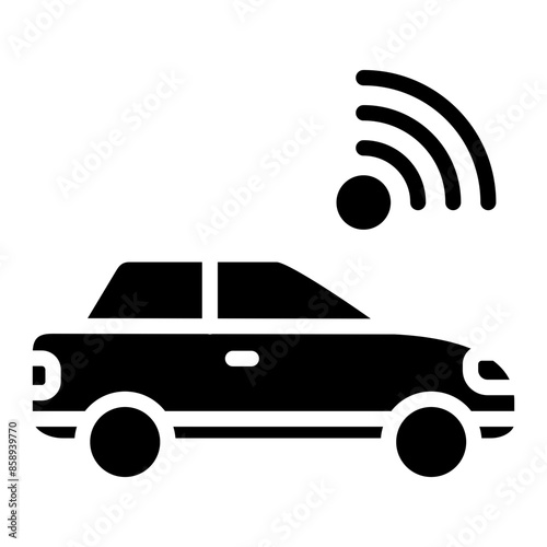 Autonomous Vehicles  Icon Element For Design