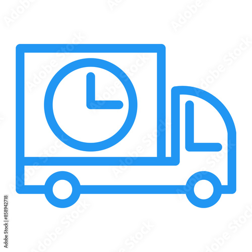 waiting delivery package service icon