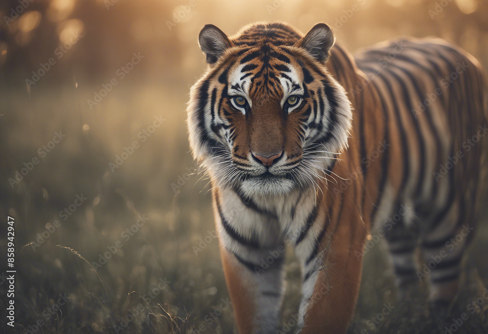Fototapeta premium portrait of the Tiger at the wild life