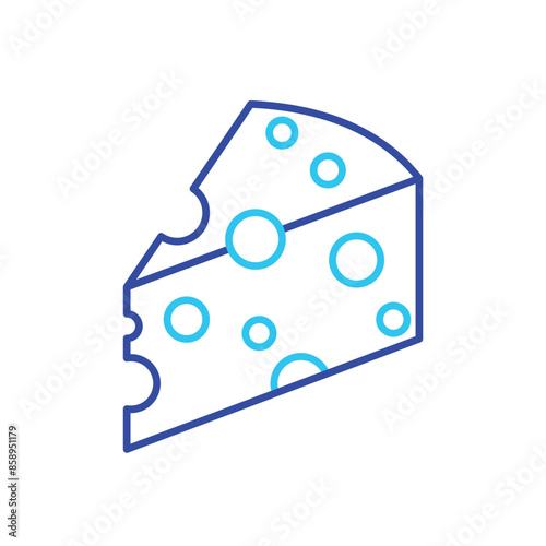 Cheese vector icon