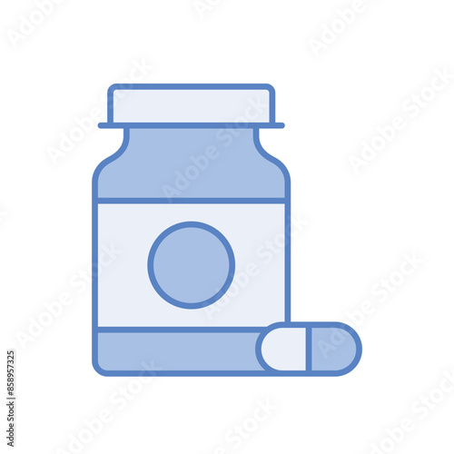 Supplement vector icon