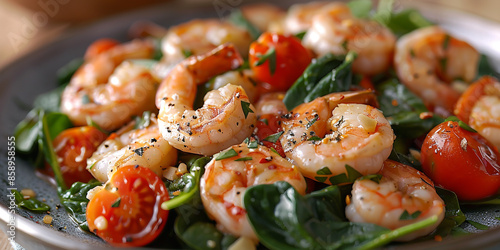 shrimp with vegetables