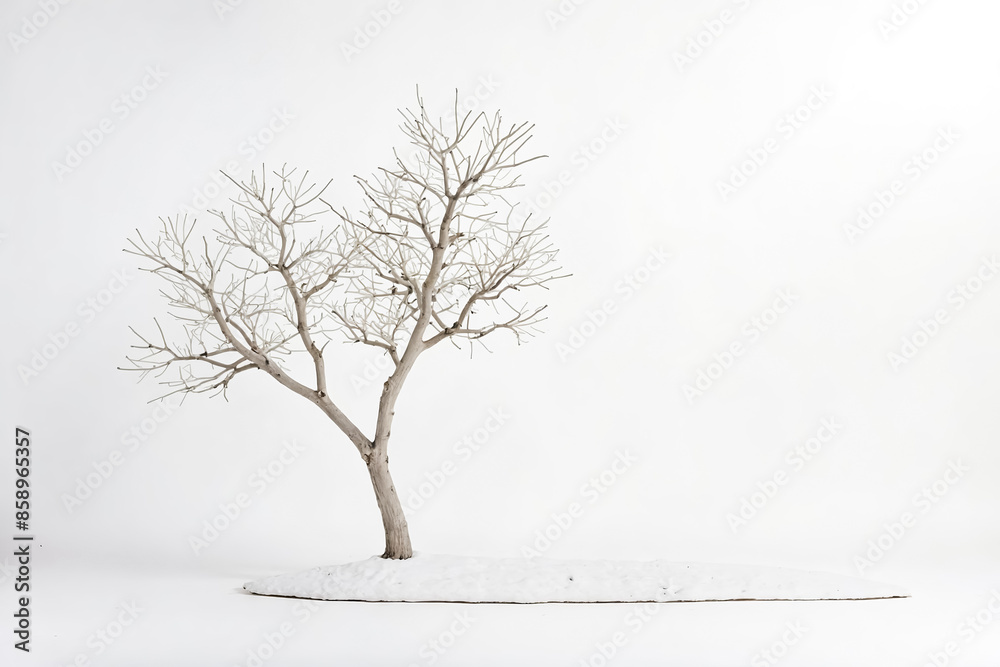 Fototapeta premium Single Bare Tree in Snow