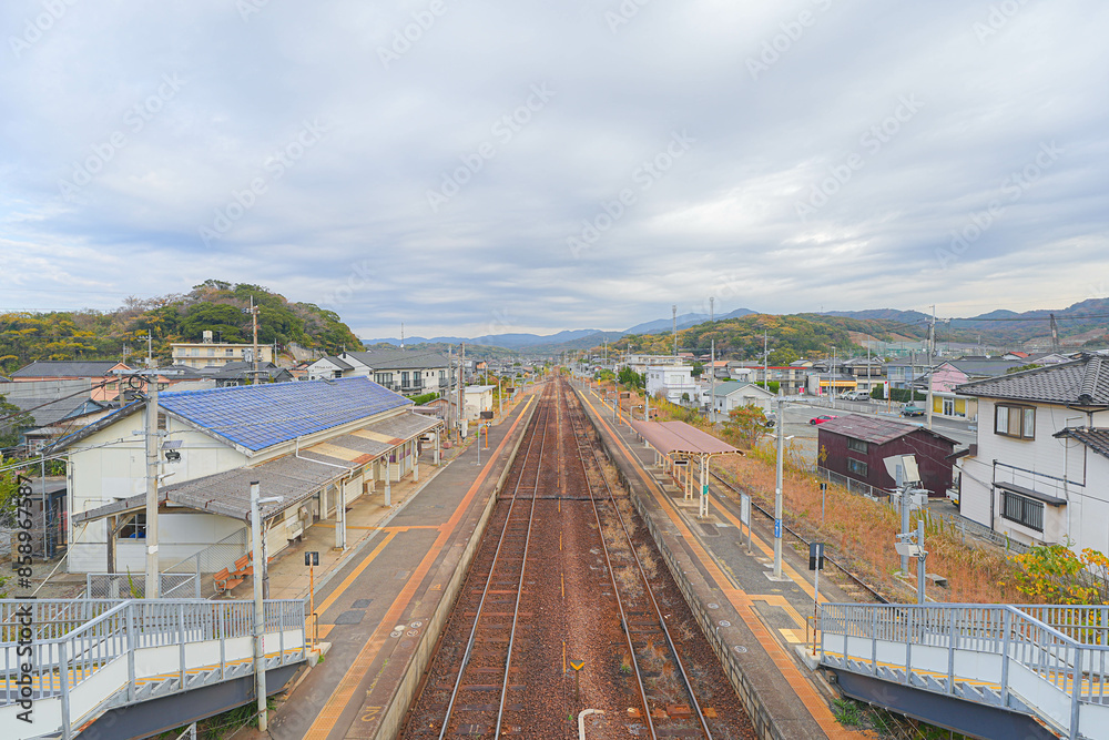 Fototapeta premium 小串駅