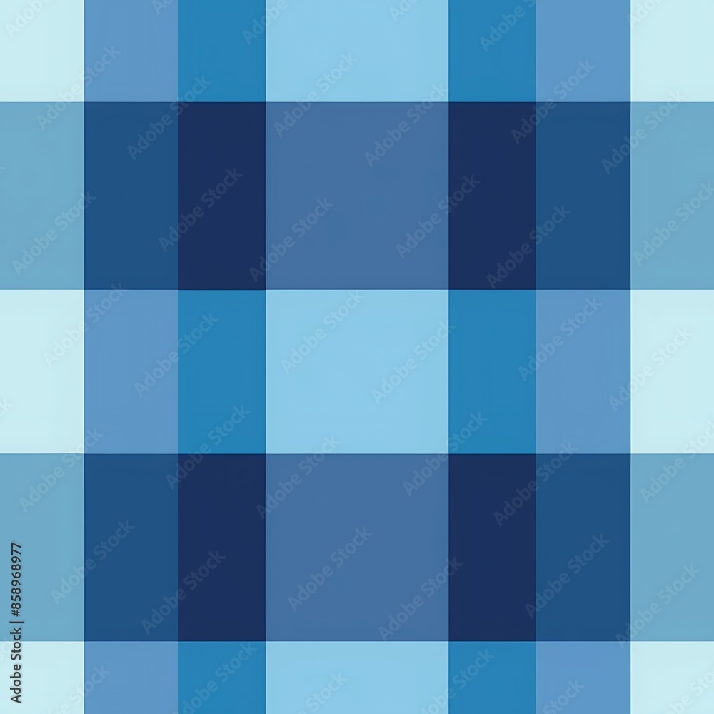 Tri-Blue Shade Checkered Pattern Tri-Blue Shade Checkered Pattern