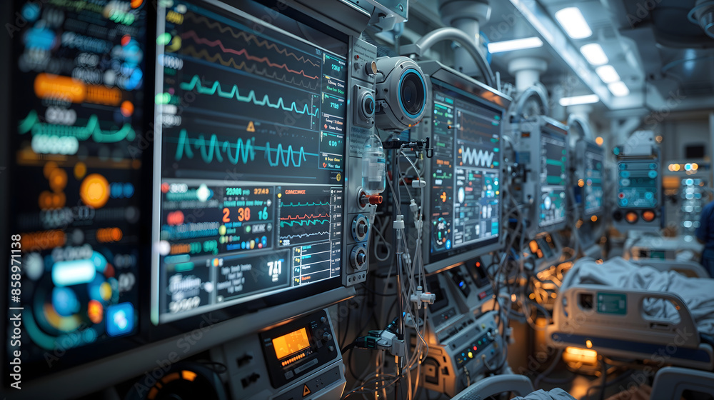Advanced Medical Monitors in Intensive Care Unit