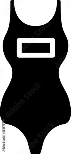 One-Piece Swimsuit Outline Icon