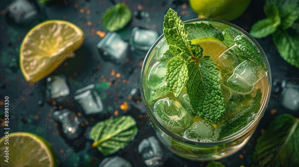 Classic Mojito with Fresh Mint and Lime Classic Mojito with Fresh Mint and Lime