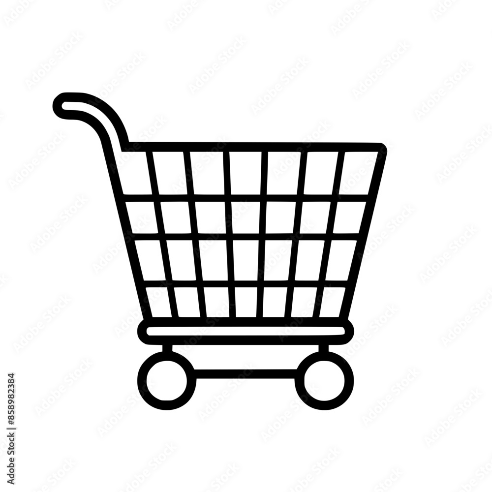 Shopping Cart icon, Shopping Cart SVG, Shopping Cart Cricut, Shopping Cart Clipart, shopping bag outline, shopping icon, mall icon, icons, single icon, business icon, web icon, Cut Files For Silhouett