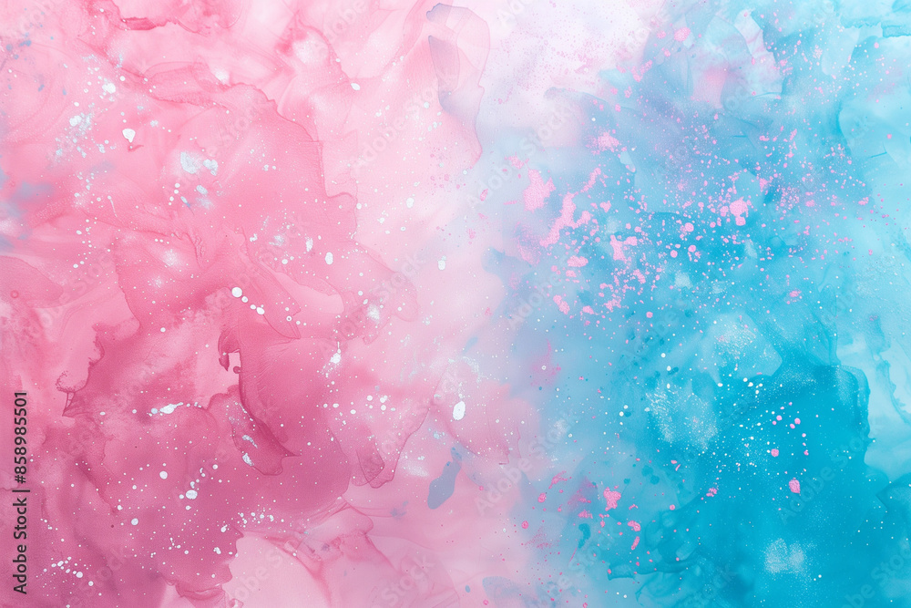 A pink and blue background with a white cloud in the middle A pink and blue background with a white cloud in the middle