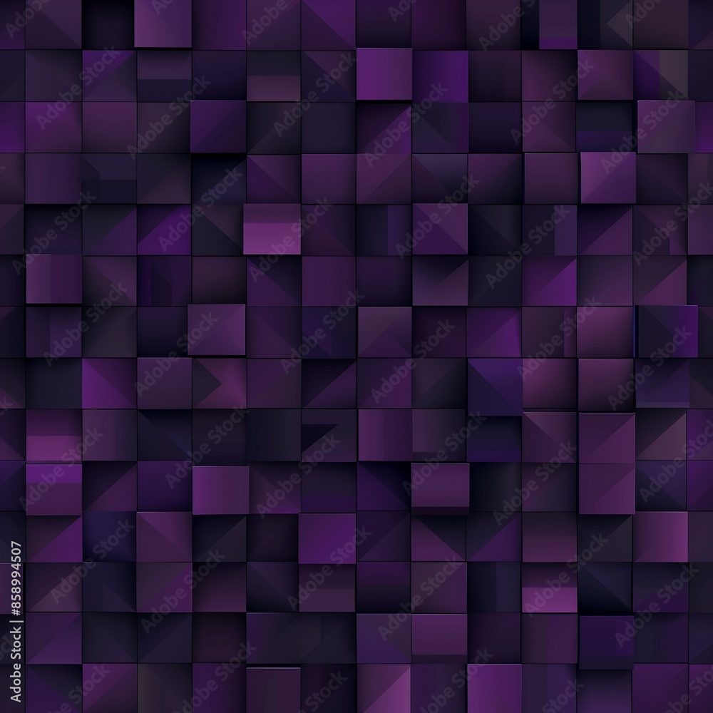 Dark Purple Square Block Pattern Dark Purple Square Block Pattern