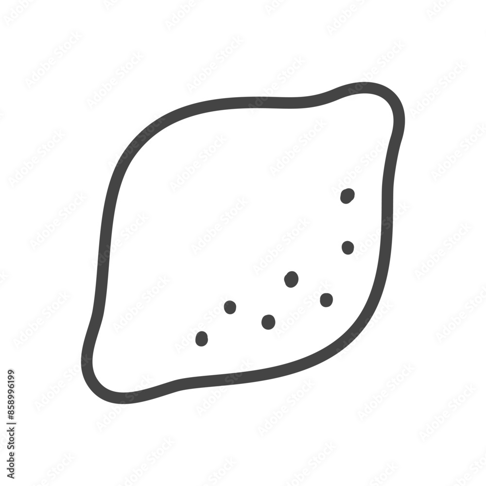 Cute lemon icon. Hand drawn monochrome illustration of a citrus fruit isolated on a white background. Kawaii sticker. Vector 10 EPS. Cute lemon icon. Hand drawn monochrome illustration of a citrus fruit isolated on a white background. Kawaii sticker. Vector 10 EPS.