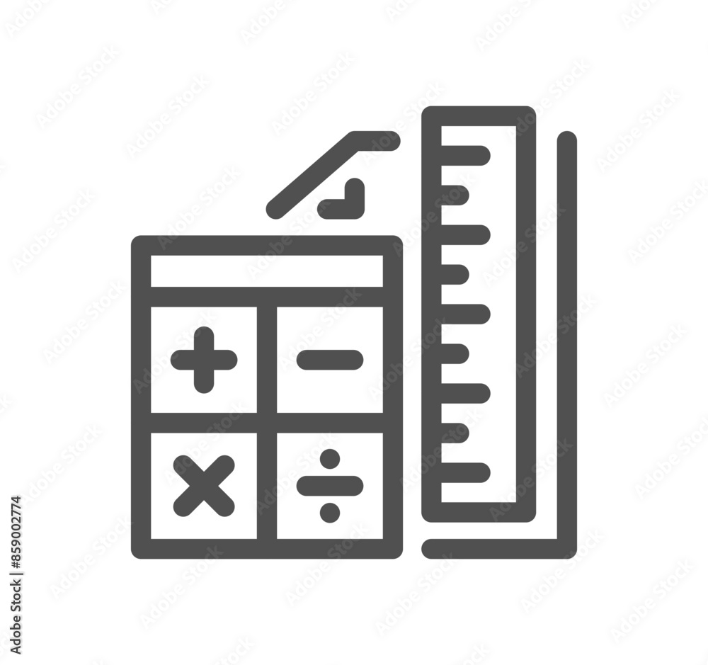School and university related icon outline and linear vector.
School and university related icon outline and linear vector.
