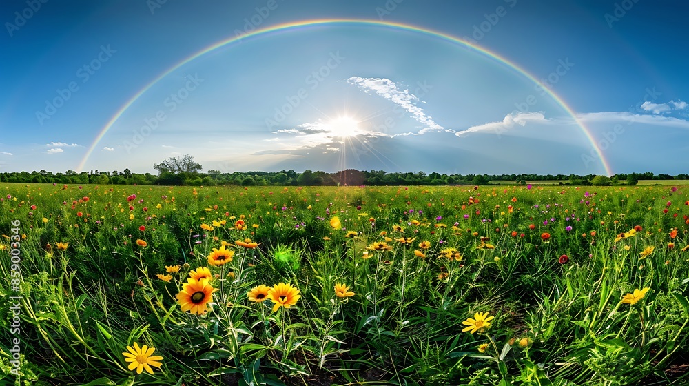 Naklejka premium Thunderous Summer Skies: An Anime-Inspired Illustration with Clouds