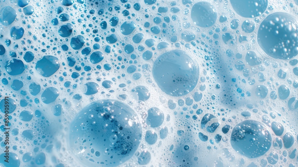 Blue soapy bubbles on dusty background for text placement Blue soapy bubbles on dusty background for text placement