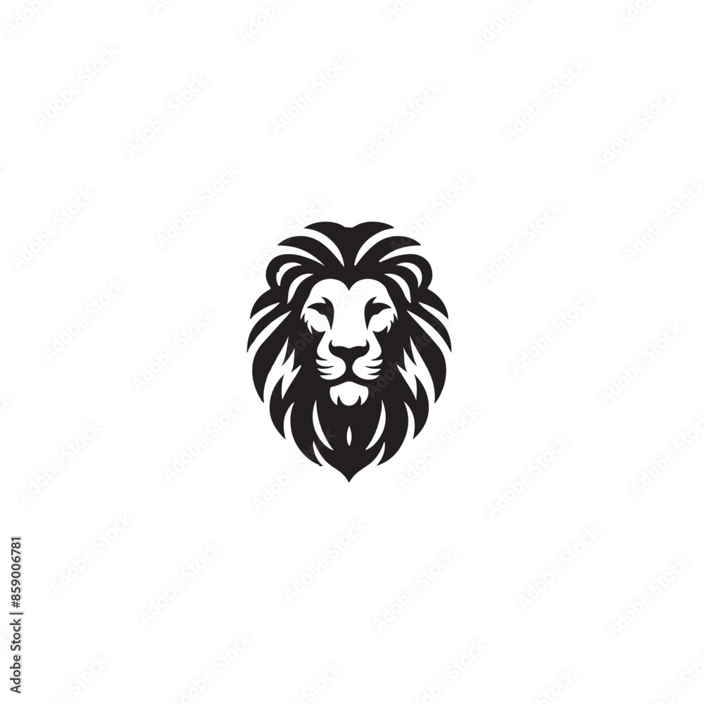 Lion head art silhouette vector illustrations .eps Lion head art silhouette vector illustrations .eps