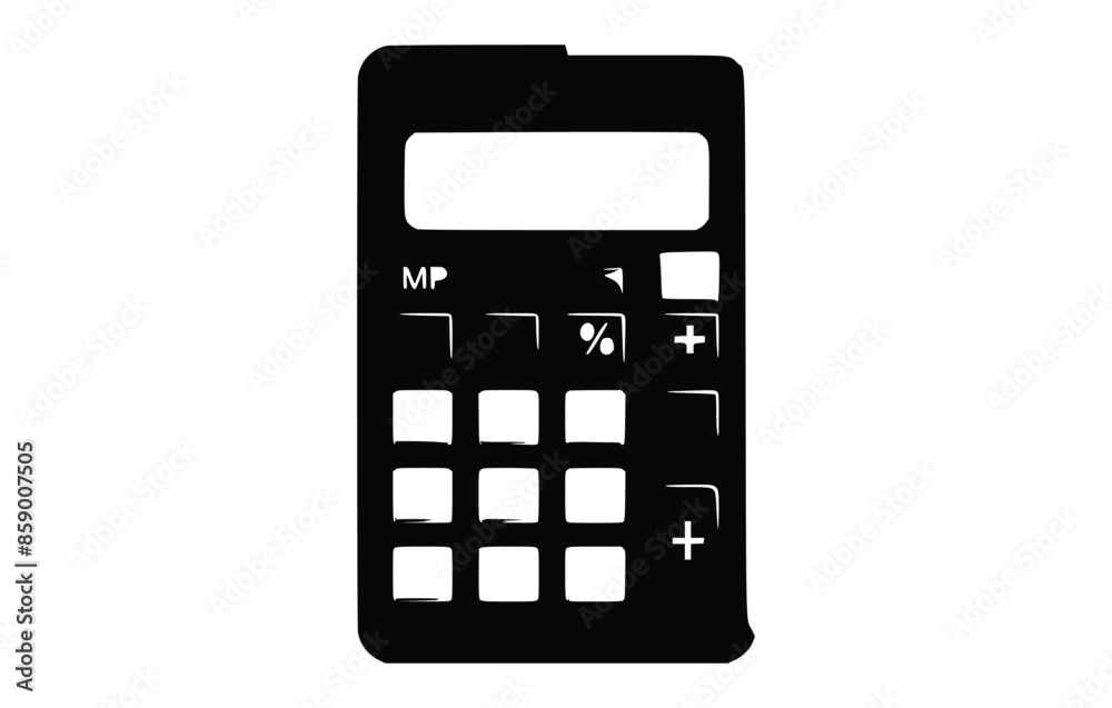 Calculator icon vector icon. Simple element illustration. Calculator icon vector icon. Simple element illustration.