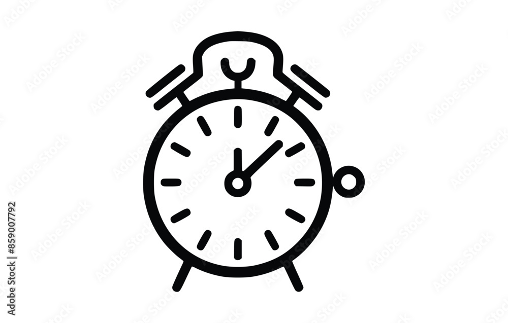 clock icon design on white background. clock icon design on white background.