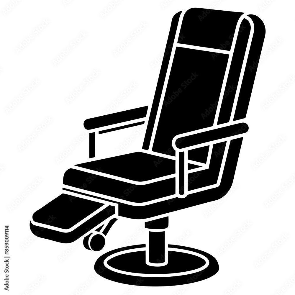 Medical chair icon vector design illustration. Medical chair icon vector design illustration.