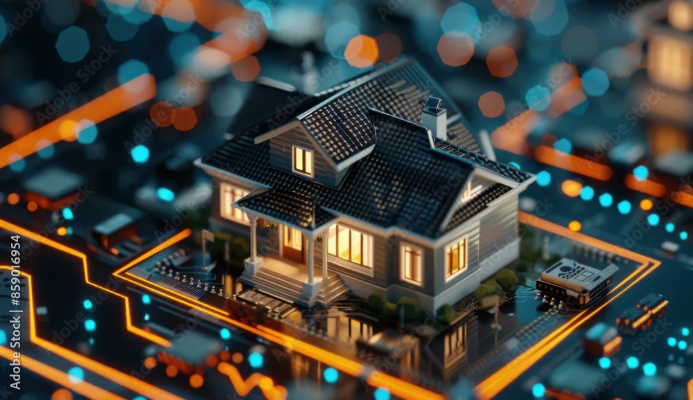 Smart home of the future. AI. Smart home of the future. AI.