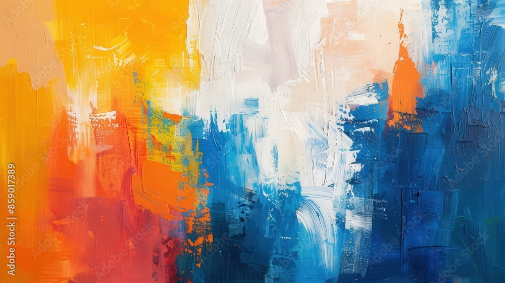 Abstract Painting with Bold Strokes Abstract Painting with Bold Strokes