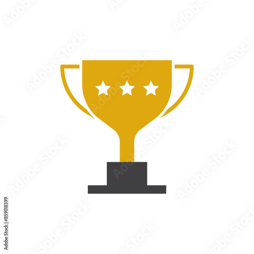 Trophy icon vector